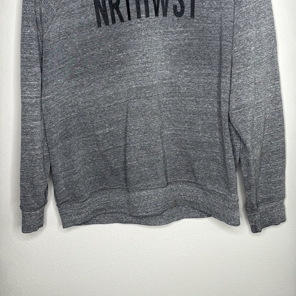 Bella Canvas NRTHWST Oversized Crewneck Sweatshirt in Gray Size XL - Picture 5 of 8